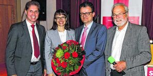 Dieter Stauber (v.l.), Britta Wagner, Uwe Achilles, Norbert Zeller Bild: Georg Wex