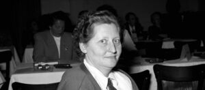Elisabeth Selbert, Bundesfrauenkonferenz Köln 29.05.1953; Rechte: J.H. Darchinger/Friedrich-Ebert-Stiftung